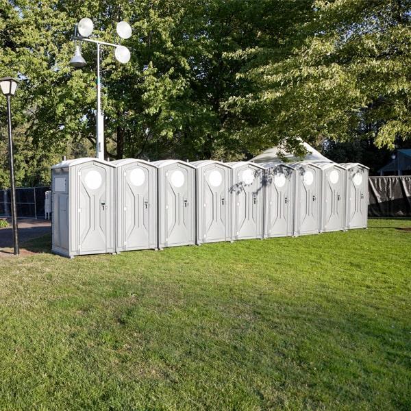 the number of special event portable toilets needed depends on the size and type of event, but our team can help determine the appropriate number based on attendance and period