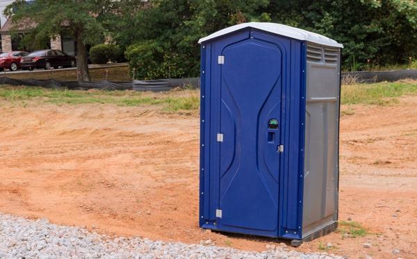 many companies offering short-term portable toilet rentals offer customization options for the outside appearance of the units